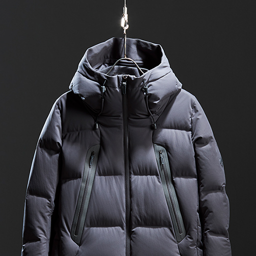 descente long down coat