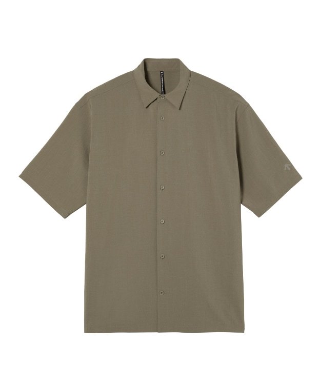 LINEN LIKE H/S SHIRT