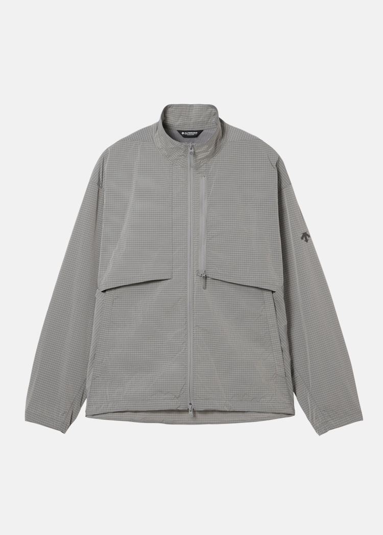 RIPSTOP FULL ZIP　ホワイトヘザー｜デサントオルテライン