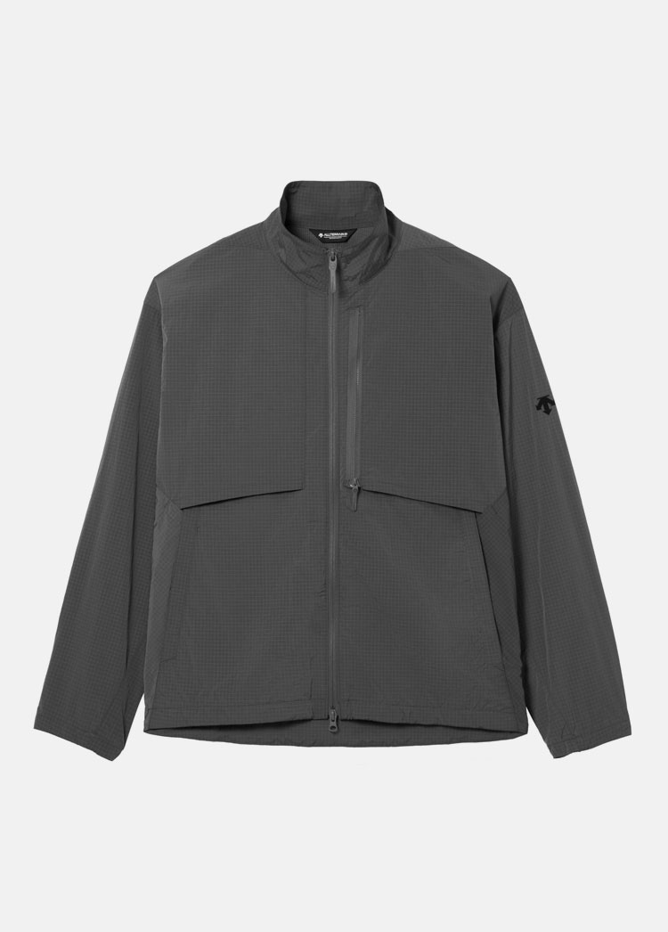 RIPSTOP FULL ZIP　リップブラック｜デサントオルテライン