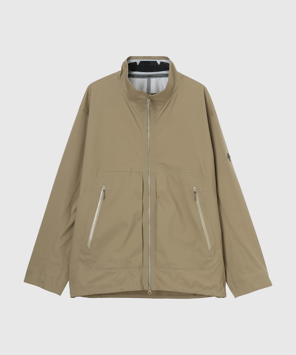 DURASIX 3L SHELL JACKET ZENCHIKEI ベージュの正面