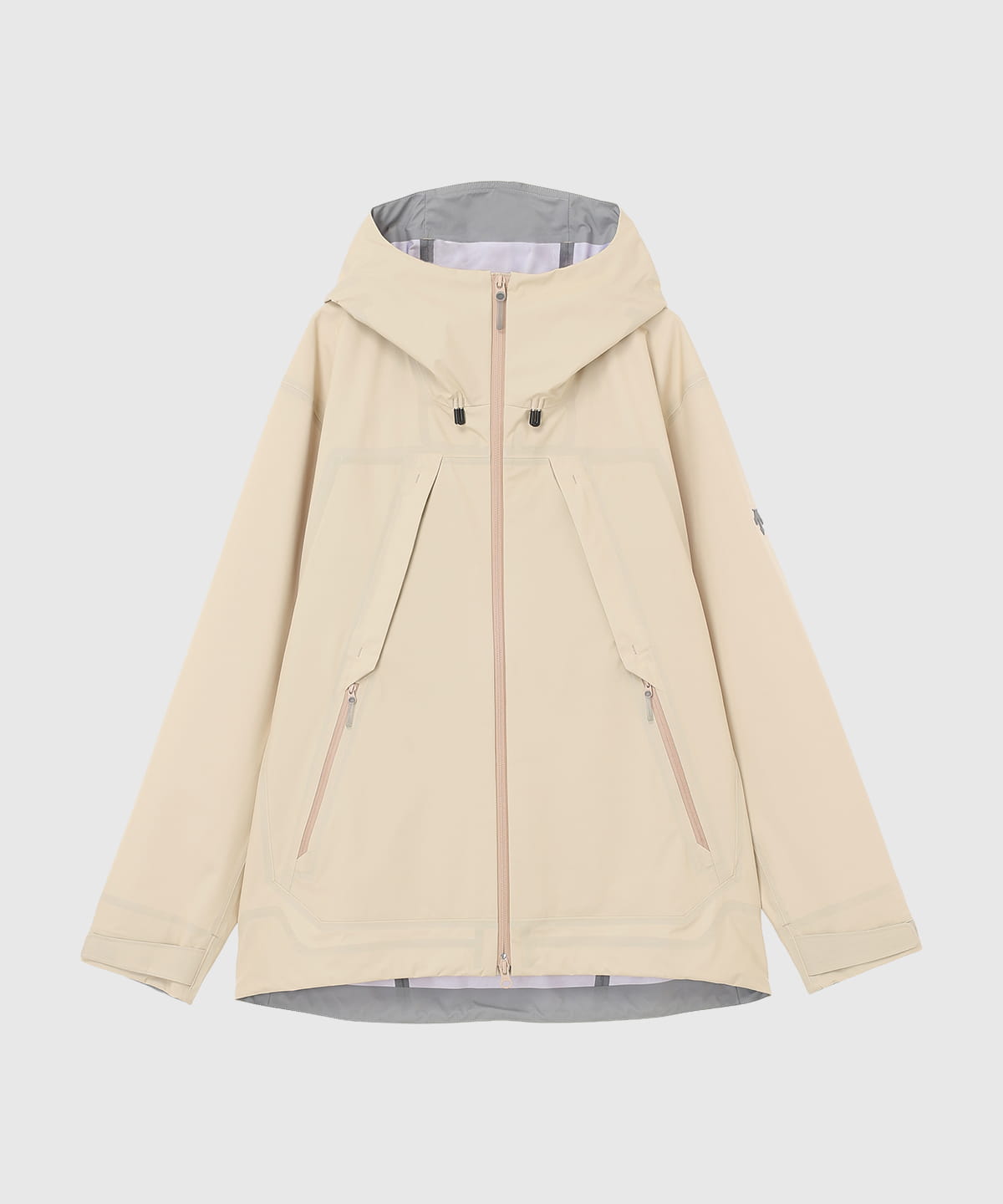 DERMIZAX 3L SHELL JACKET ZENCHIKEI VZ. バニラの正面