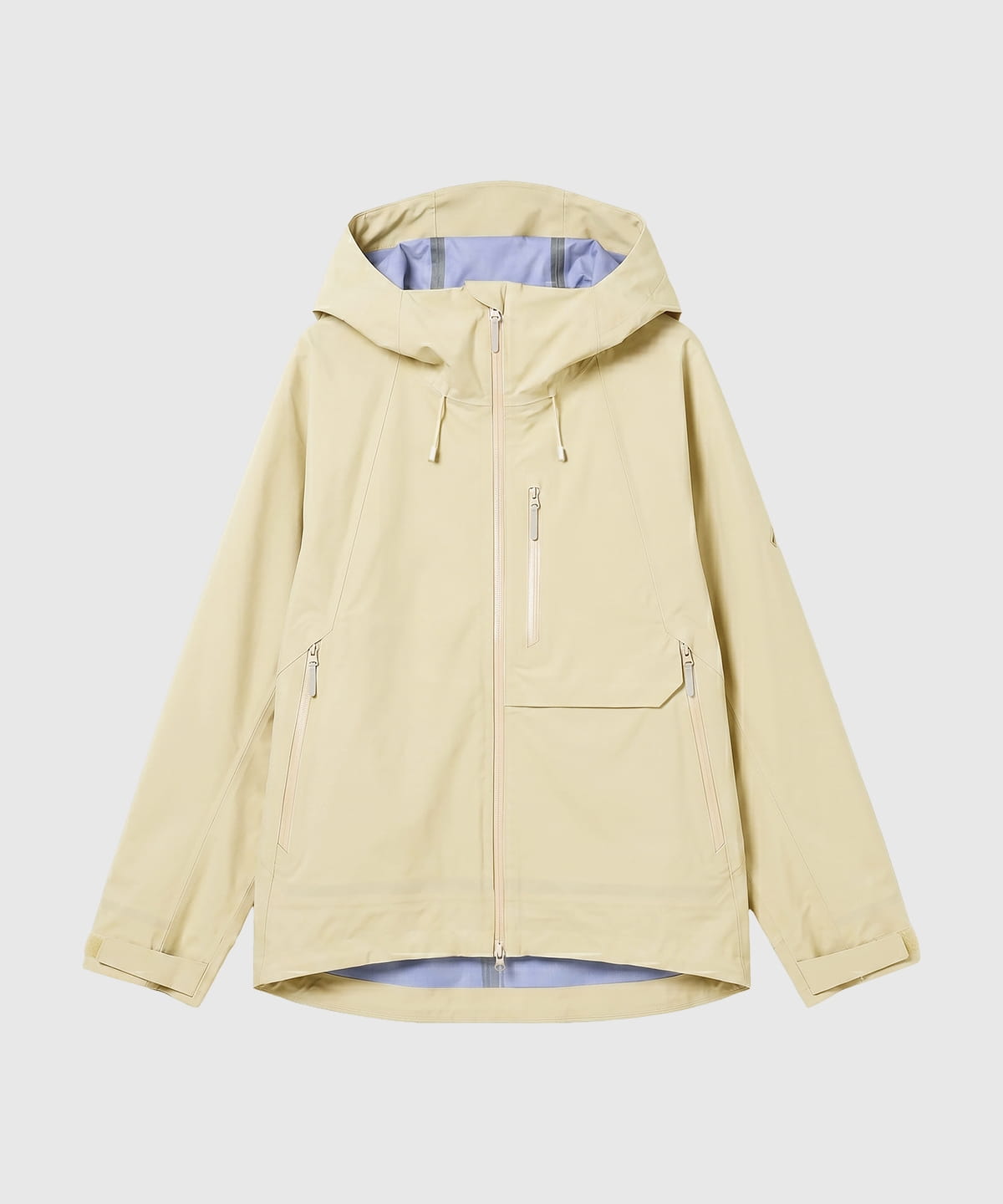 DERMIZAX 3L SHELL JACKET ZENCHIKEI LD バニラの正面