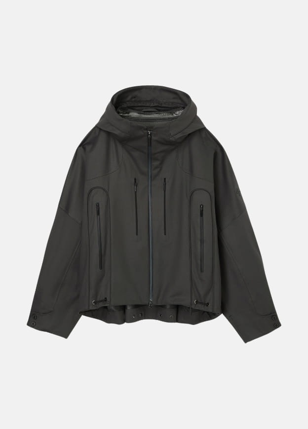 Vegan Leather Hard Shell Jacket