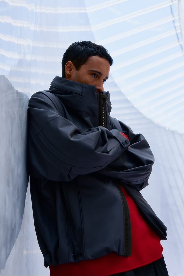 VEGAN LEATHER HARD SHELL JACKET