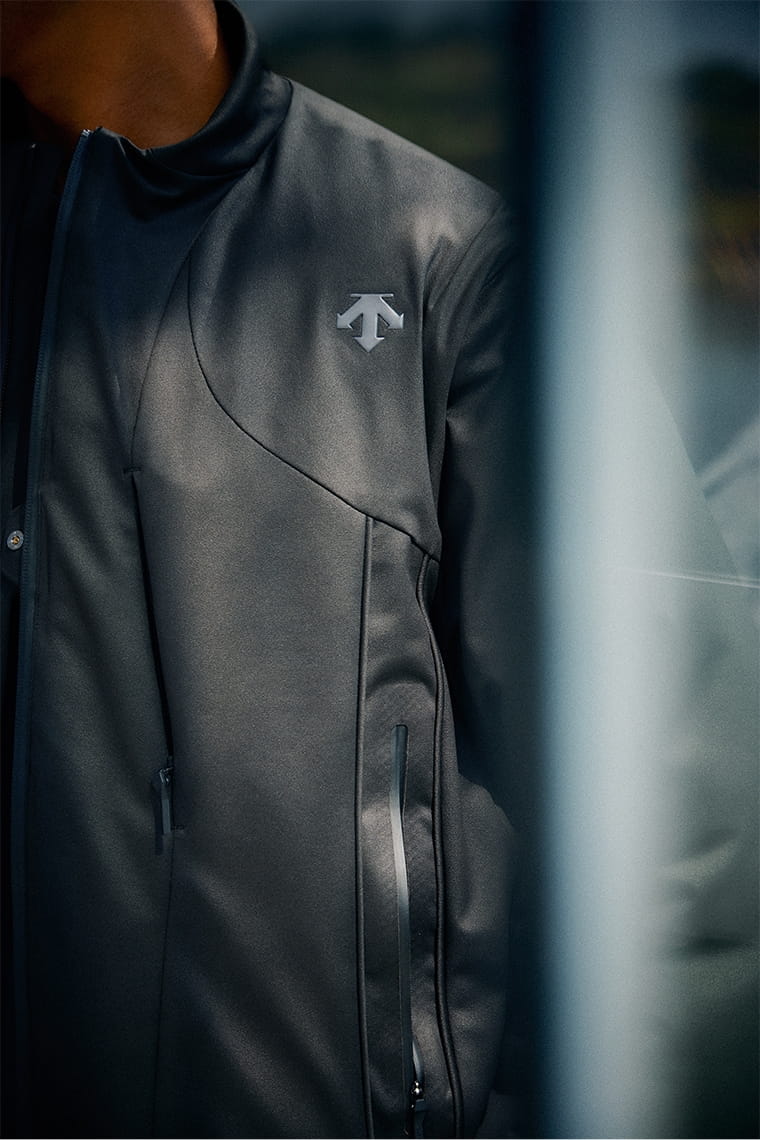 VEGAN LEATHER 2WAY DOWN JACKET